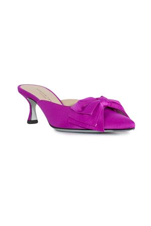 Fuchsia satin Solis mules ROBERTO FESTA | SOLISFUXIA